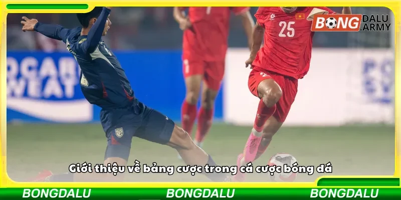 Tìm hiểu về bảng cược trong cá cược bóng đá